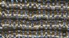 10 6mm Gold Rondelles with Light Sapphire Rhinestones